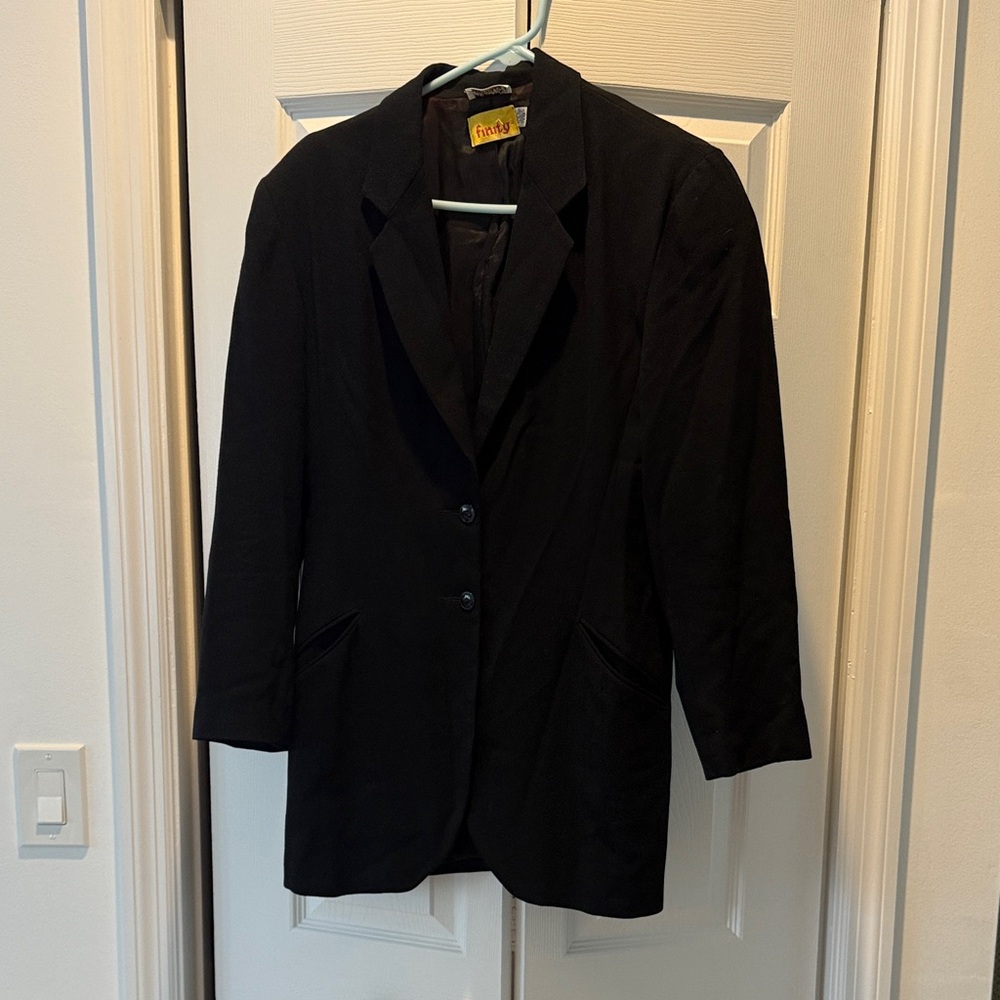 Saks Fifth Avenue Finity Black Women's Blazer Jacket